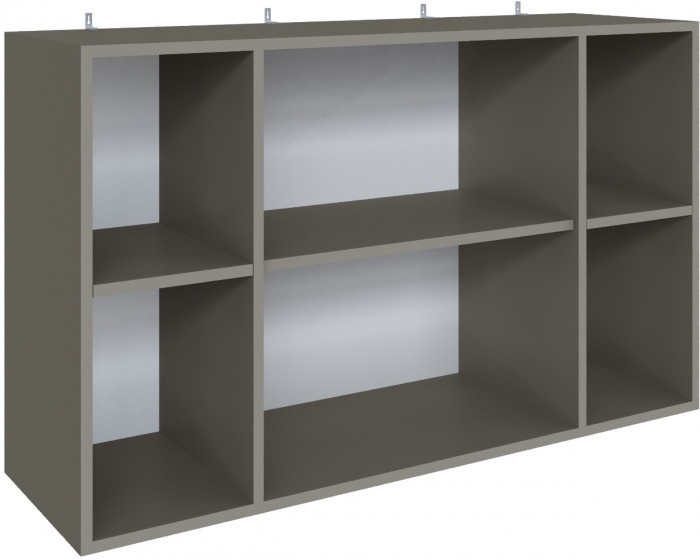 Полка навесная Мадрид ПН-2 (1,1) мокко