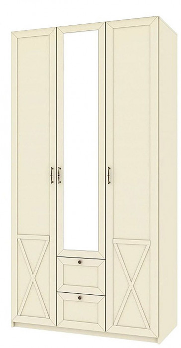 Бэль Шкаф трехдверный Слоновая кость