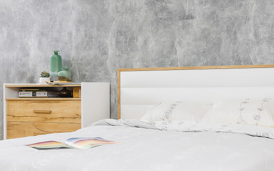 Кровать с подъемным механизмом Айрис 307 Люкс 160х200, дуб