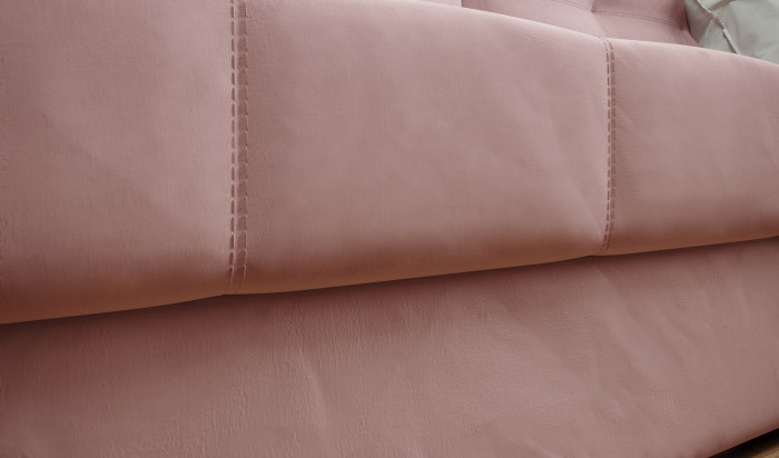 Диван раскладной Нави, пыльная роза/мдф пудра