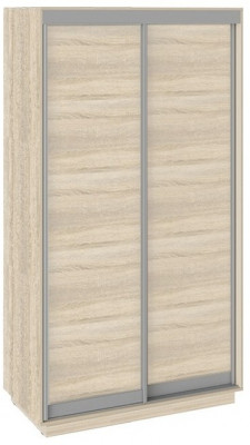 Румер СШК 1.120.60-11.11 Шкаф-купе 2-х дверный (1200x600x2200) (Дуб Сонома, Белый снег/Дуб сонома)