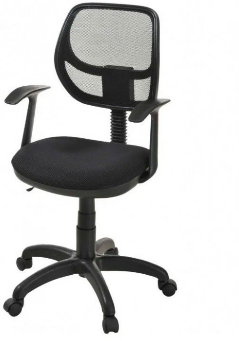 Офисный стул "Оскар" серая обивка