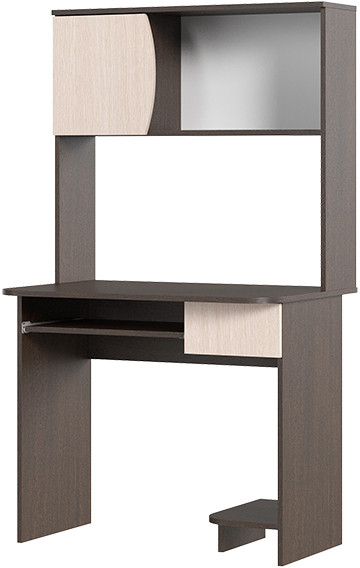 СТОЛ КОМПЬЮТЕРНЫЙ №2 (0,9х1,58х0,6) венге/белфорт