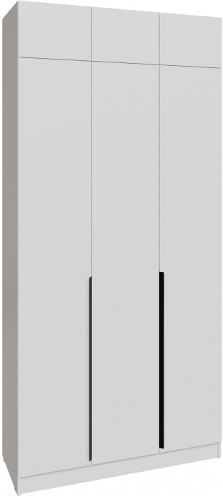 Шкаф 1,2 с антресолью Мадрид, Белый