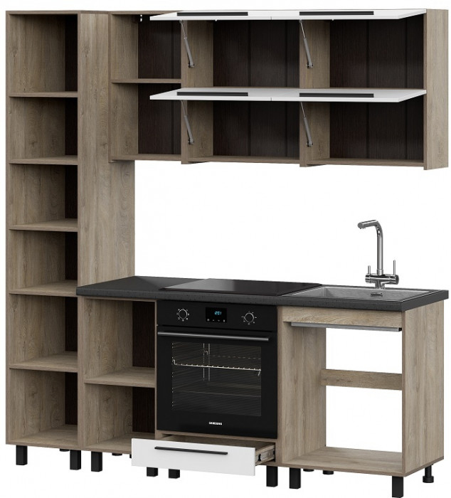 Кухня Этна 2.0 м. Комплект 2, софт вайт