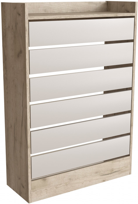 Обувница Ямайка ЯПТ-2, Крафт серый/Кашемир