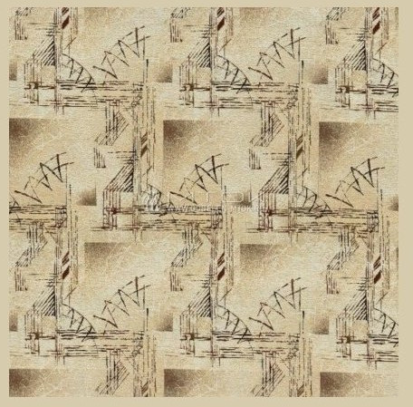 Двухъярусная кровать Мадлен-2 90/120х190 (Гобелен Пифагор, Слоновая кость)