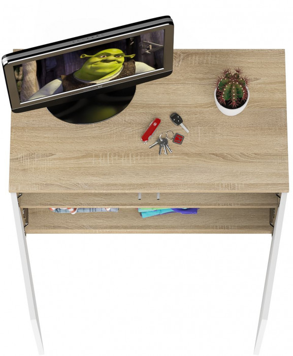 Мори Тумба/антресоль МА900.1, цвет дуб сонома/белый, ШхГхВ 90,4х50,4х54,6 см., подходит для шкафа МШ900.1