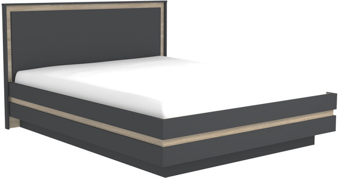 Кровать с основанием 1600 Анона, антрацит