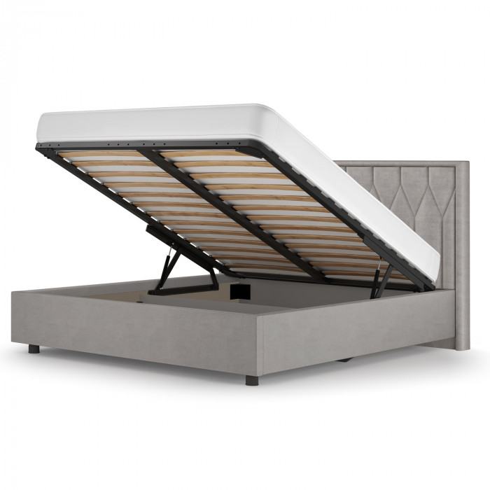 Кровать-10М с подъёмным основанием 1600 дым