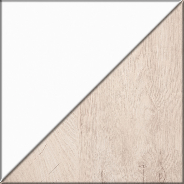 Муссон Спальня № 14, белый/дуб эндгрейн элегантный