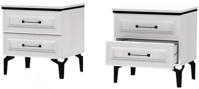 Шарм Тумба Т-1 Ясень Анкор Светлый/Рамка