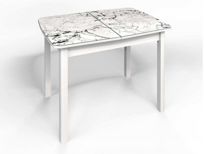 Стол СМ-1 Флорида опора массив прямая белый