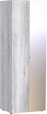 Шкаф для одежды с зеркалом Neo 54, дуб шавиниган