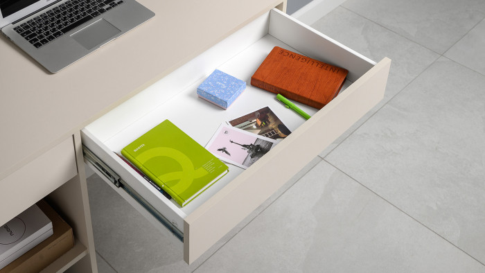 Стол компьютерный Комфорт 12.77F, цвет сатин, ШхГхВ 100х49,8х147 см., универсальная сборка