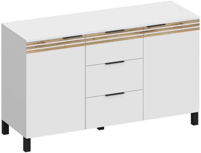 Модульная спальня Нао, набор №3, Дуб вотан (Профиль МДФ Дуб вотан)