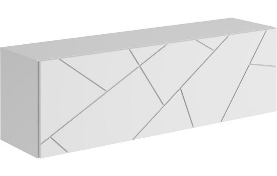 ГРАНЖ Шкаф навесной ШН-004 (Д.1200) (Белый (Шагрень) / Белый софт)