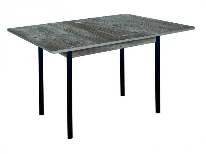 Симпл стол обеденный раскладной / сосна пасадена/черный