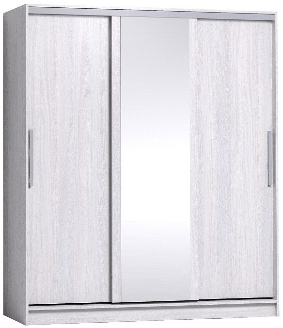 Шкаф-купе с зеркалом Strike 1800 Ясень Анкор светлый
