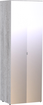 Шкаф для одежды с зеркалами Neo 54, дуб шавиниган