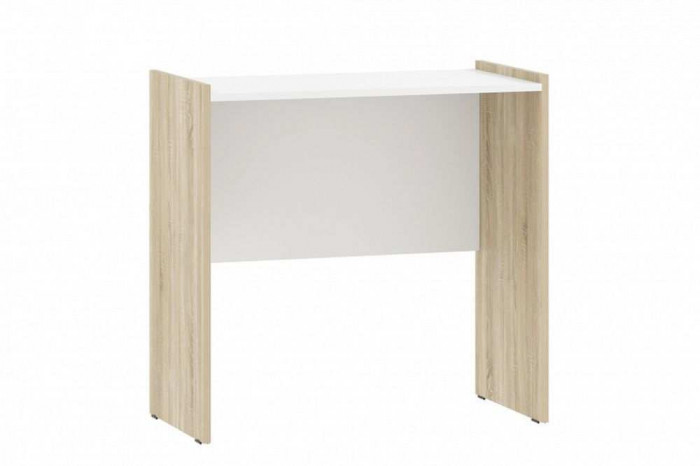 Стол Симпл НМ 011.97 дуб сонома/белый