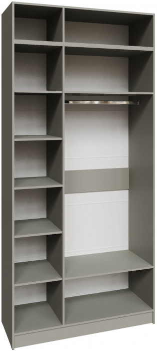 Шкаф 1,2 с антресолью Мадрид, Мокко