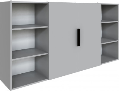 Полка навесная Мадрид ПН-2 (1,5) камень серый