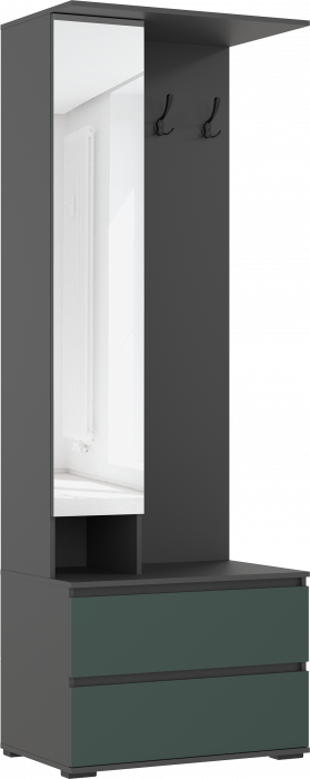 Норд Прихожая, композиция №3, Графит/Изумрудный