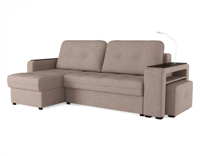 Диван угловой Smart 4 Б3-1Пф-2Т-Б4 Рогожка Sherlock 932