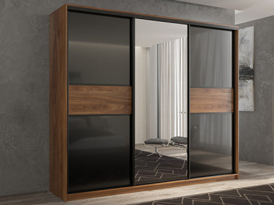 Шкаф-купе Кааппи 9 Кастелло Бренди 180х45х230 см