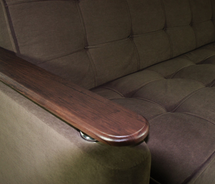 Диван-кровать София, книжка, 126х186, коричневый