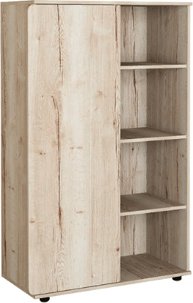 Дельта Лофт 13 Шкаф с открытыми полками (Белый)