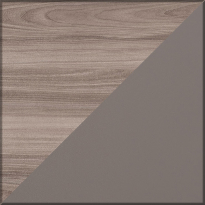 Роквуд Тумба под ТВ 16.54.01, цвет корпус ДСП эмили блаш/фасады МДФ графит мягкая шагрень, ШхГхВ 76,8х36,8х32 см.