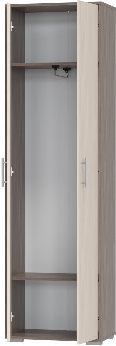 Прихожая 2-3430бод.тем/св Домино - Шкаф для одежды, бодега тёмный/бодега светлый