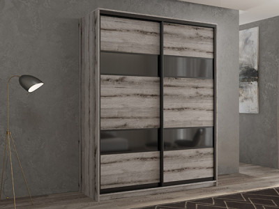 Шкаф-купе Кааппи 7 Эвок Окаменелый 130х45х230 см
