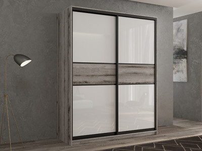 Шкаф-купе Кааппи 11 Эвок Окаменелый 130х45х230 см