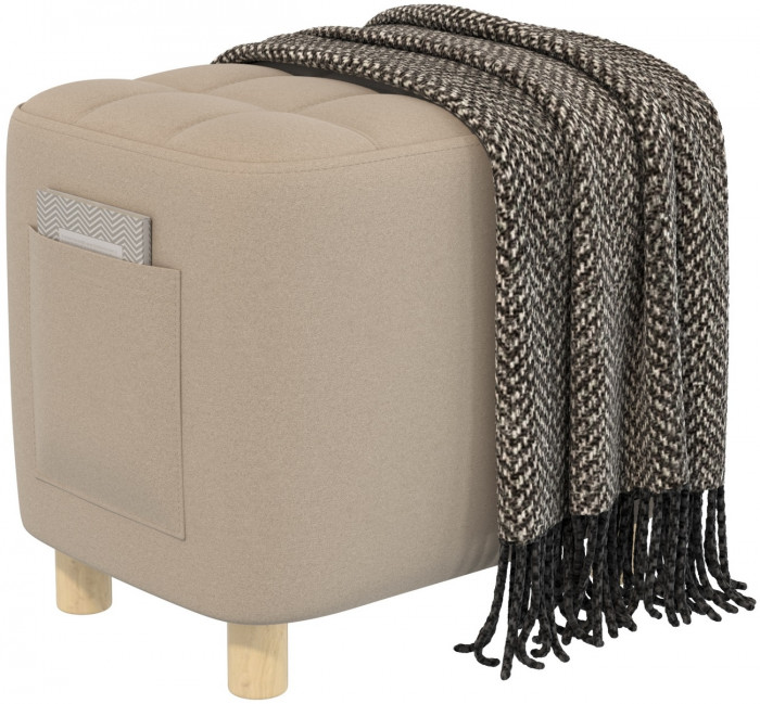 Банкетка 6-5127ТКВбеж Вики, ткань бежевая