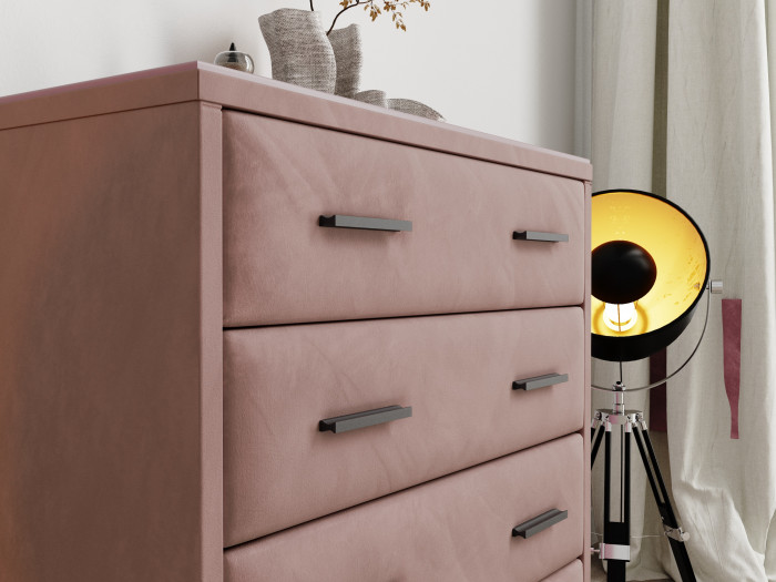 Комод интерьерный Пай пыльная роза/мдф пудра
