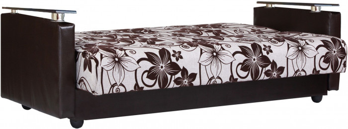 Диван-кровать Лидер 140х190, книжка, рогожка/экокожа