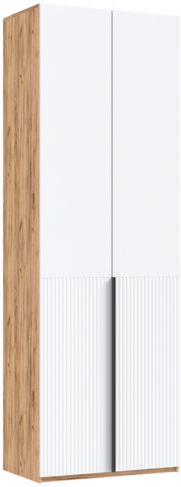 Тумба косметическая со шкафом 2х-ств Марвэл, Крафт золотой/Браш вайт