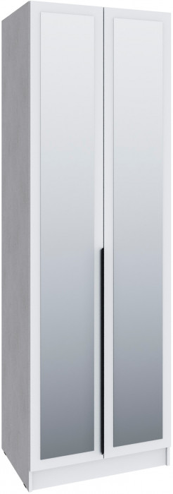 Шкаф Мадрид (0,75) с зеркалом, Белый
