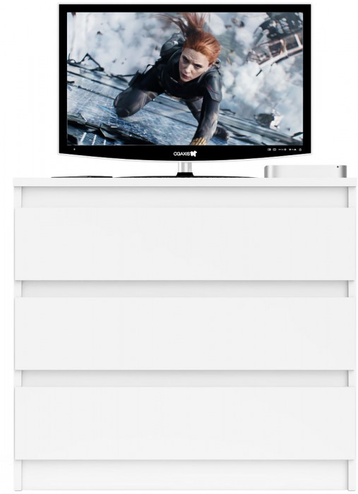 Мори Комод МК800.1, цвет белый, ШхГхВ 80,4х41х73 см.