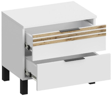 Модульная спальня Нао, набор №4, Дуб вотан (Профиль МДФ Дуб вотан)