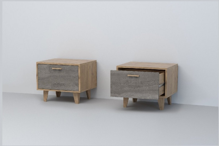 Эго Тумба Т-5 НГ (Камень Темный/Дуб Крафт Золотой)