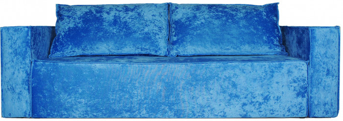 Диван-кровать Лофт Люкс Плюш, еврокнижка, 140х195, синий