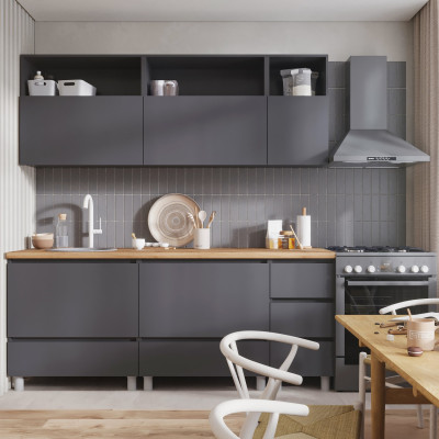 Кухня Хелен 2,0 серый графит/серый графит (СНЯТ)